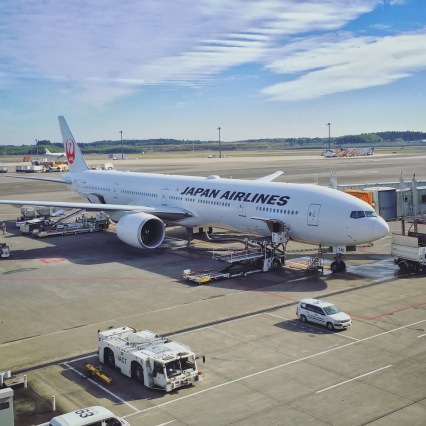 JAL 777-300ER Parked at Narita Airport